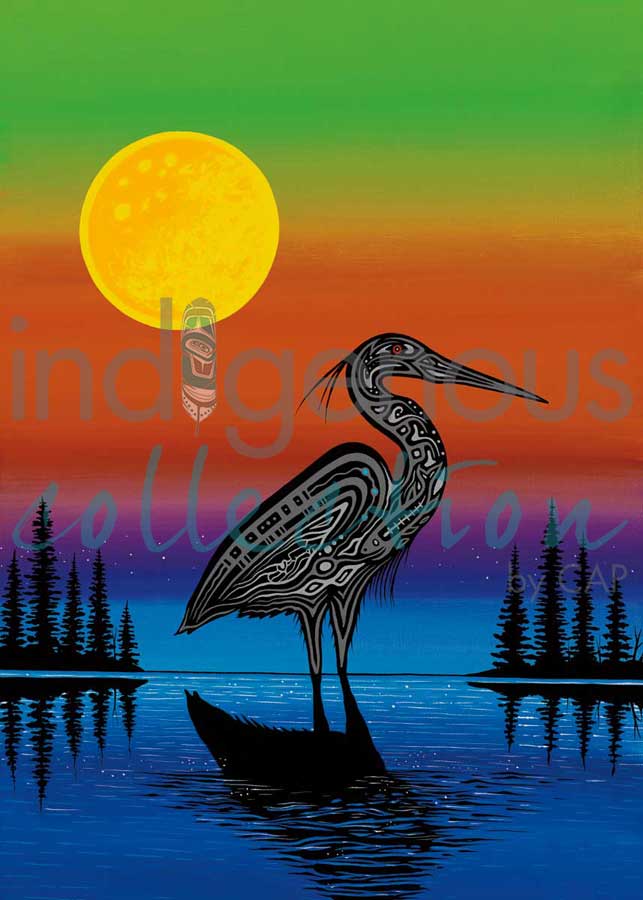 CAP Dawn of the Heron Framed Art Print