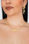 B.YELLOWTAIL Rez Girls Can Do Anything Necklace & Earrings