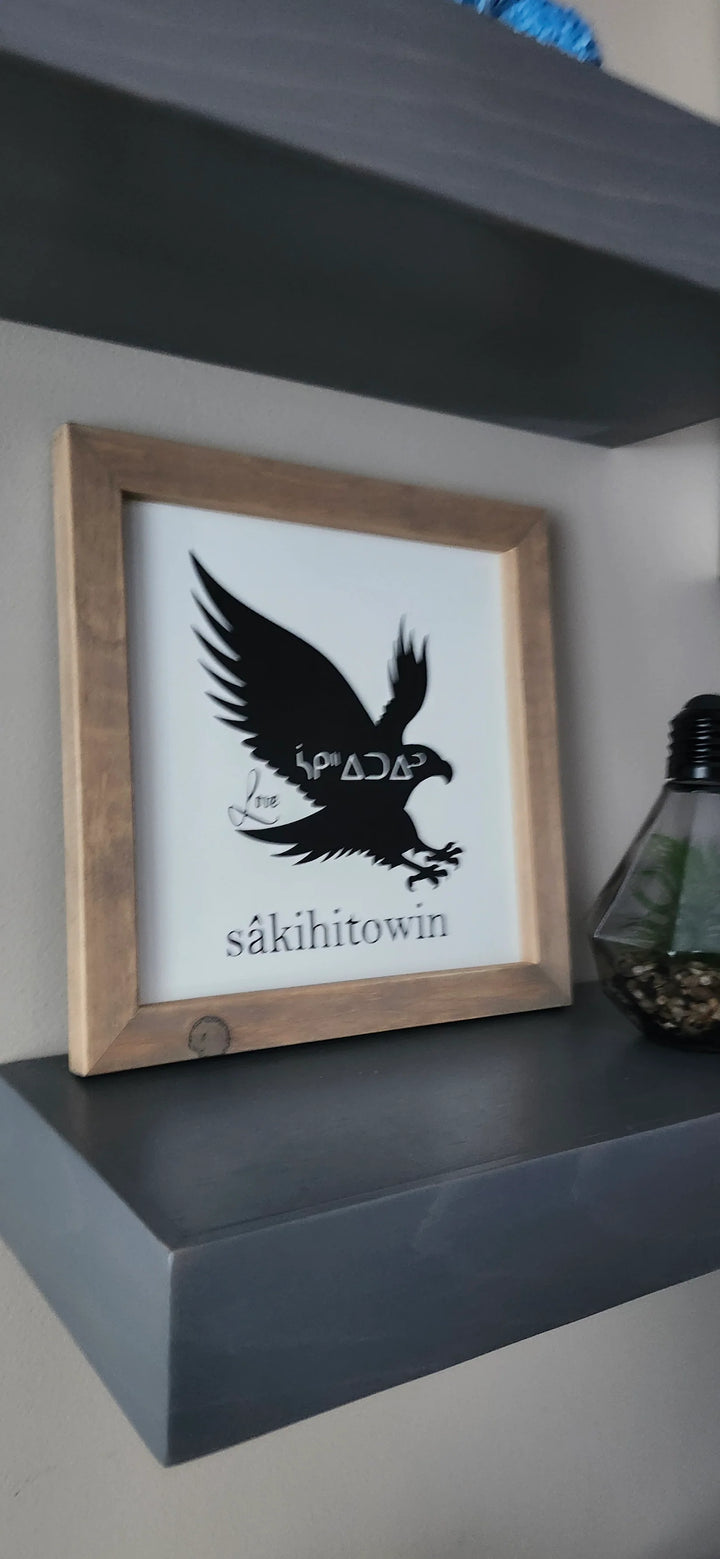 Indigenous Signs &amp; Stuff 7 Grandfather Teachings Set Wood Sign