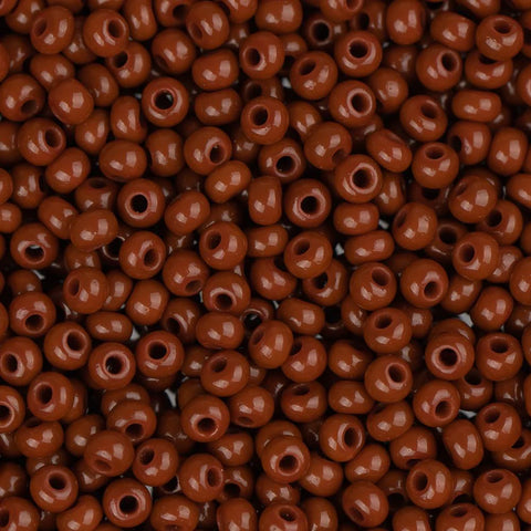 11/0 Czech Seed Beads #34925B Opaque Light Brown 25g