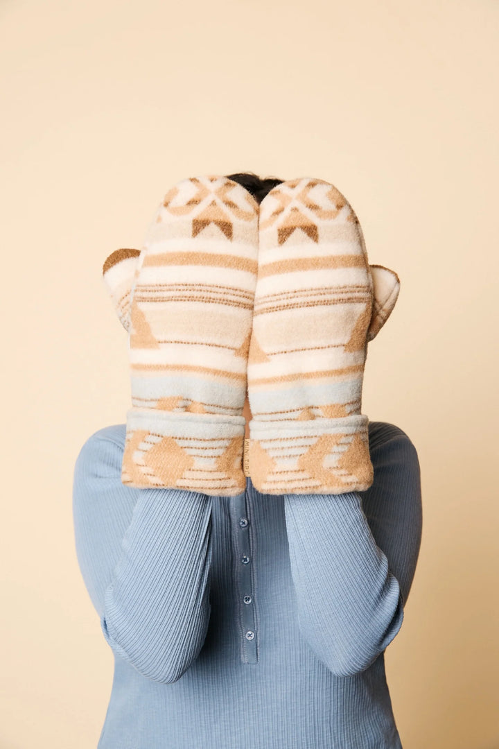 MINI TIPI Sand Sherpa Mittens