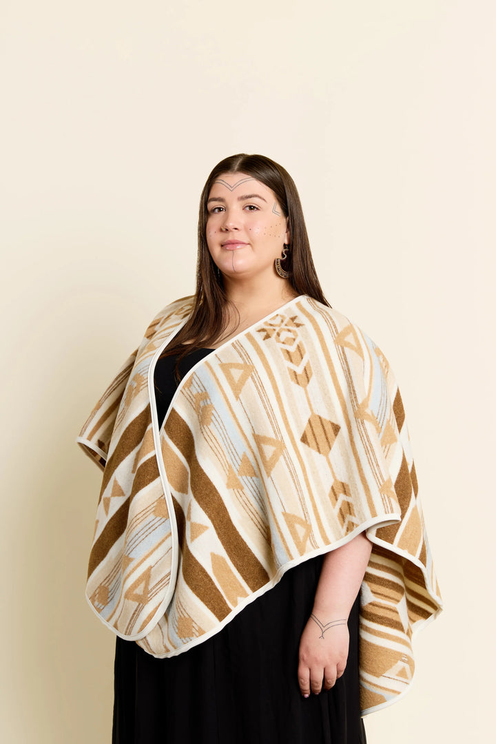 MINI TIPI Sand Reversible Eco-Friendly Shawl