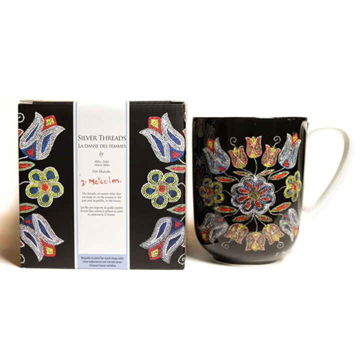 Oscardo Silver Threads Porcelain Mug