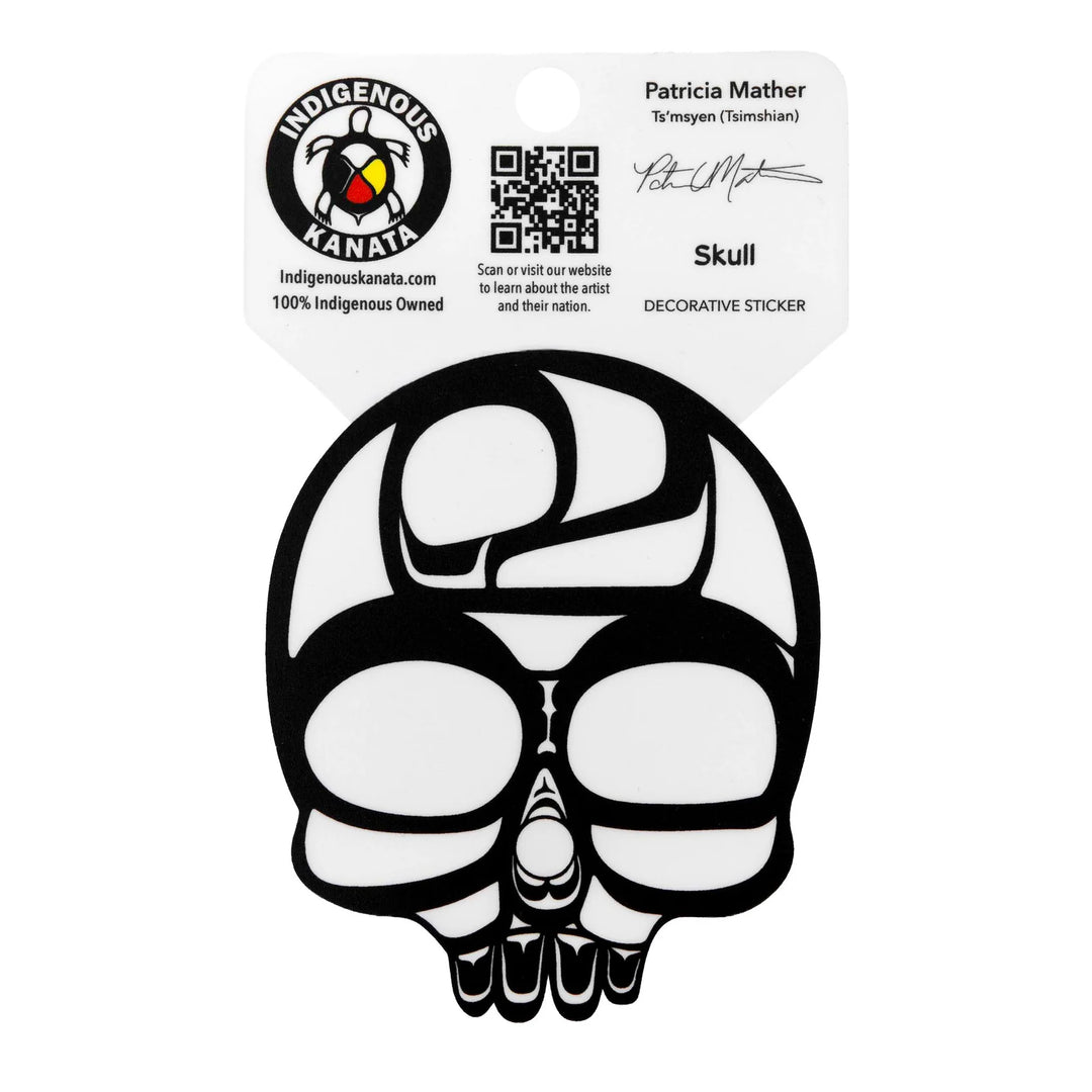 Indigenous Kanata Skull Sticker