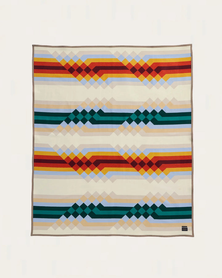 Pendleton Jacquard Unnapped Robe Middle Waters Blanket