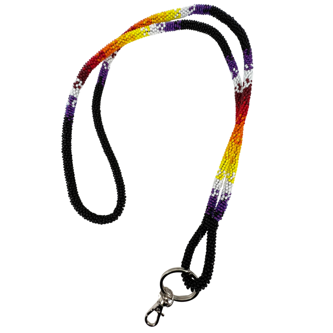 Four D Fire Pattern Neck Lanyards