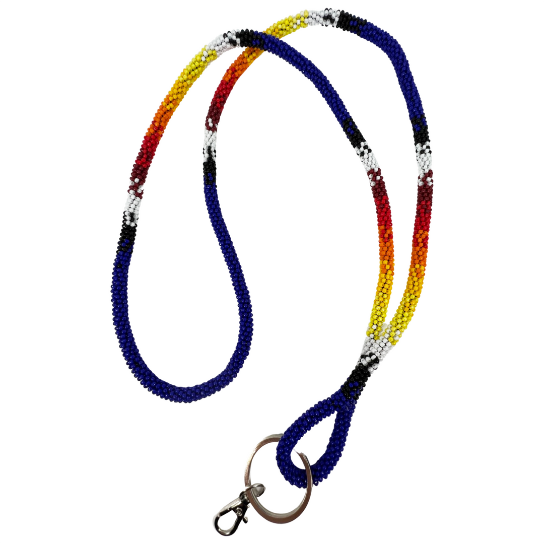 Four D Fire Pattern Neck Lanyards