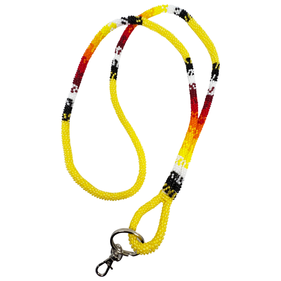 Four D Fire Pattern Neck Lanyards