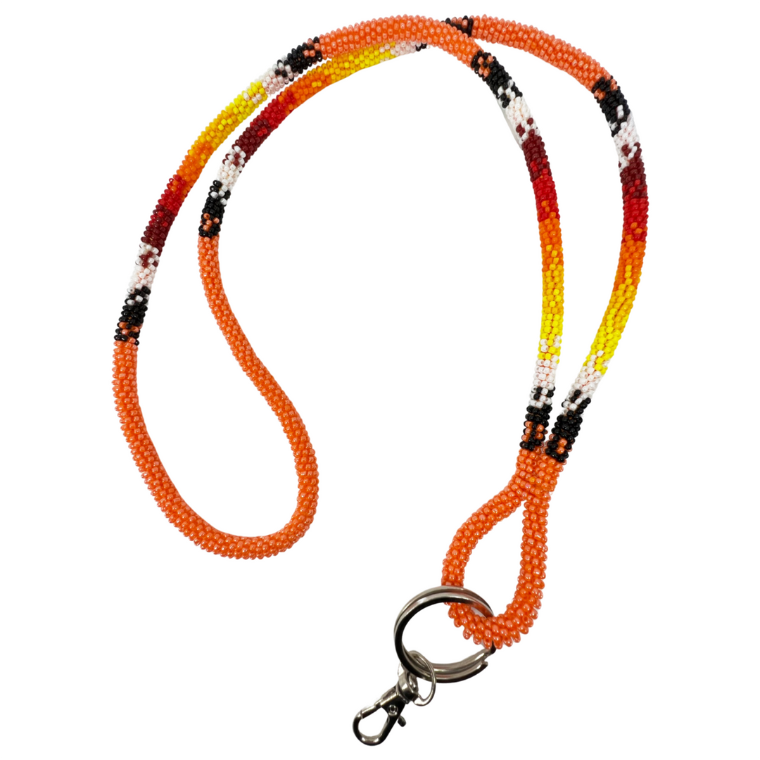 Four D Fire Pattern Neck Lanyards