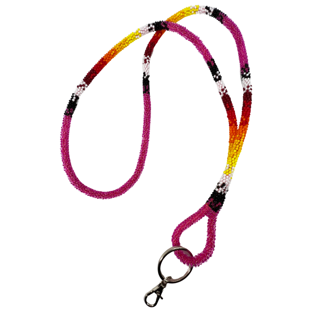 Four D Fire Pattern Neck Lanyards