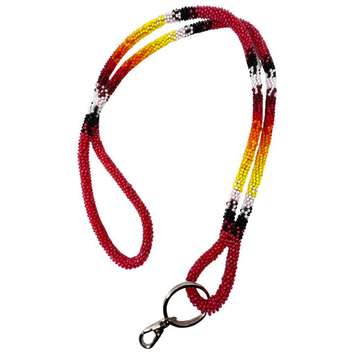 Four D Fire Pattern Neck Lanyards