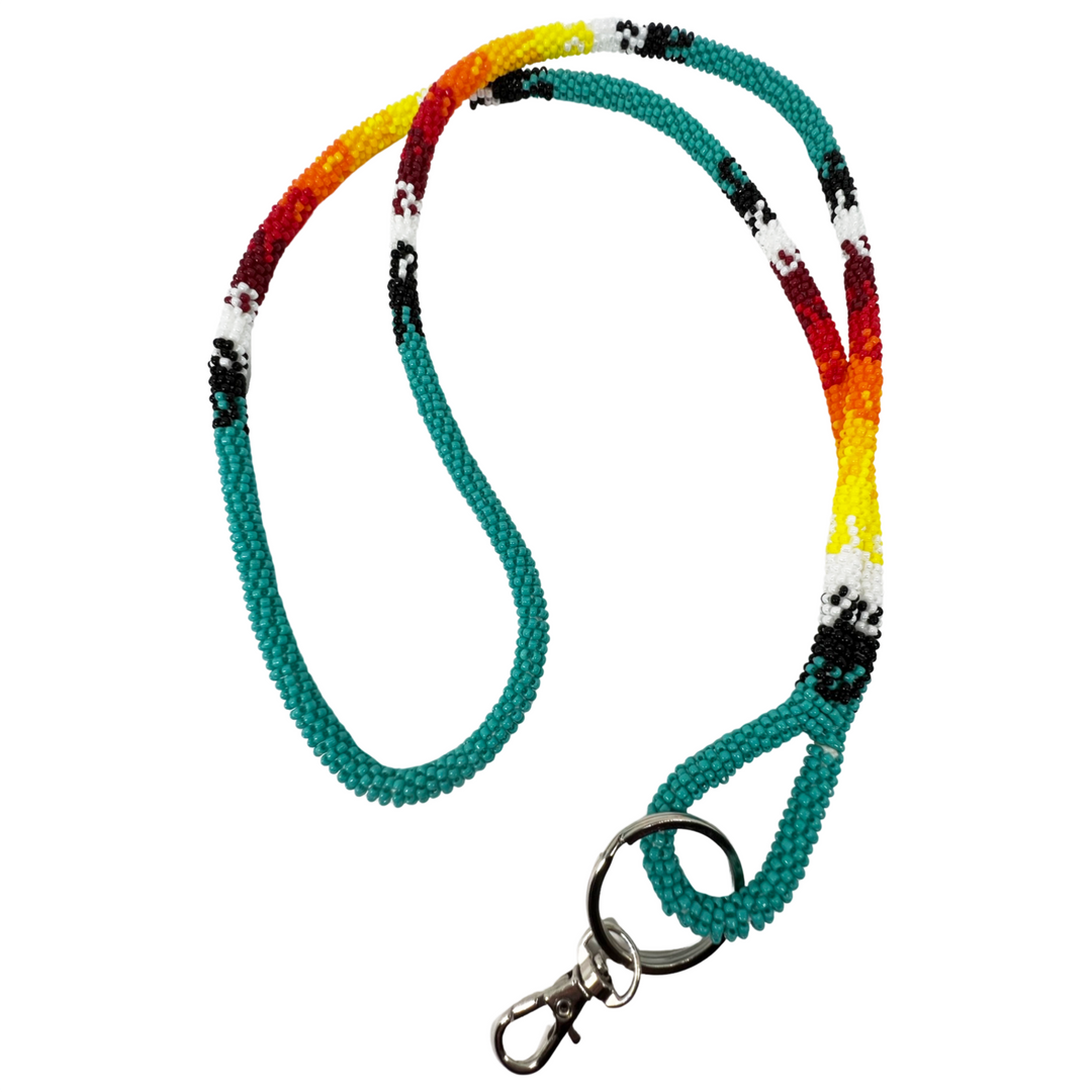 Four D Fire Pattern Neck Lanyards