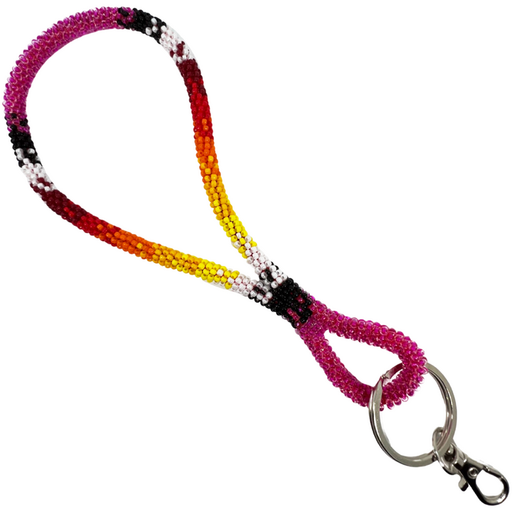 Four D Fire Pattern Wrist Lanyards