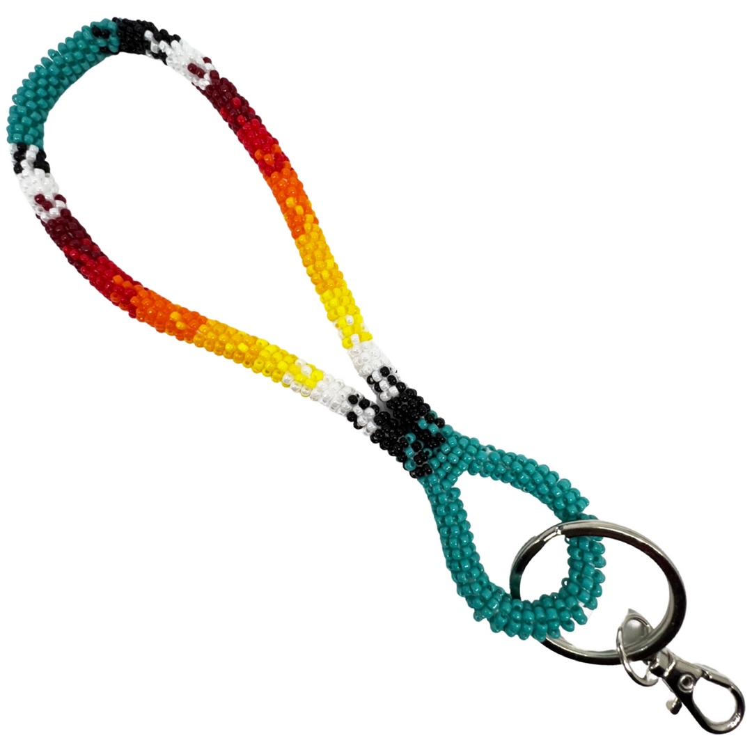 Four D Fire Pattern Wrist Lanyards