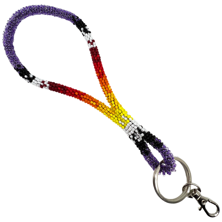 Four D Fire Pattern Wrist Lanyards