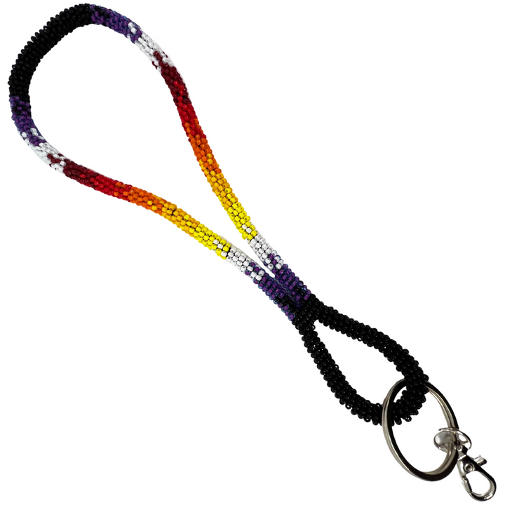 Four D Fire Pattern Wrist Lanyards