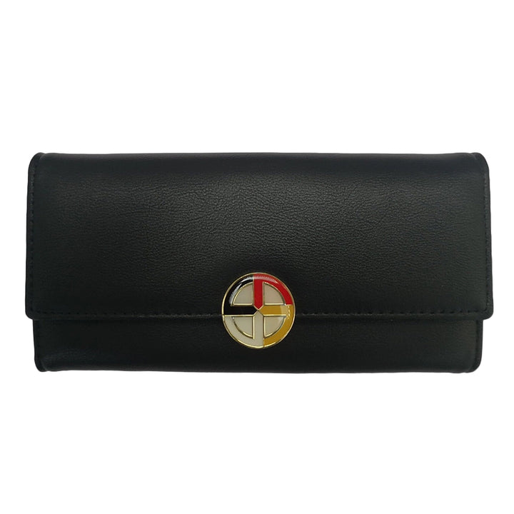 Nu Trendz Leather Medicine Wheel Wallet