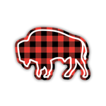 Gingham Buffalo by Stickers Northwest