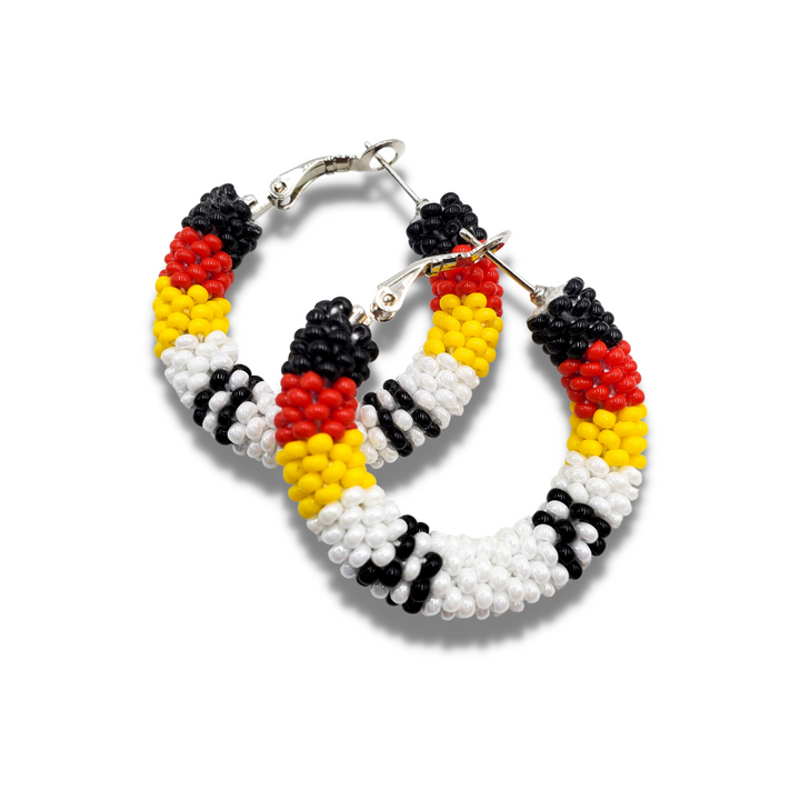 Tribal Roots Small Crochet Hoops