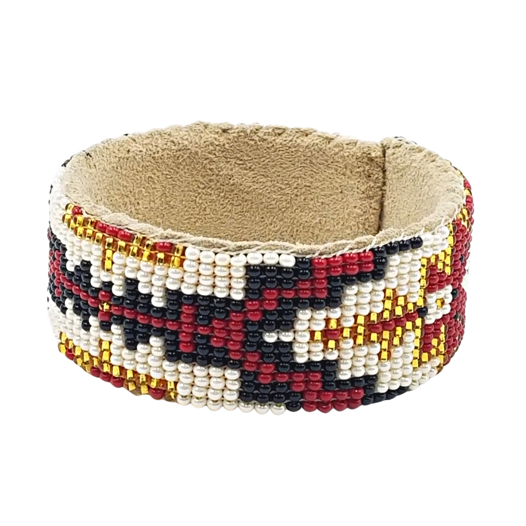 Tribal Roots Small Beaded Cuffs