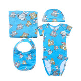 Nu Trendz Baby 4 Piece Cloud Island Gift Set