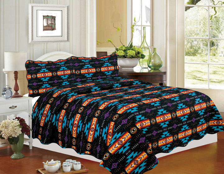 Nu Trendz 3 Piece Luxury Quilt Sets