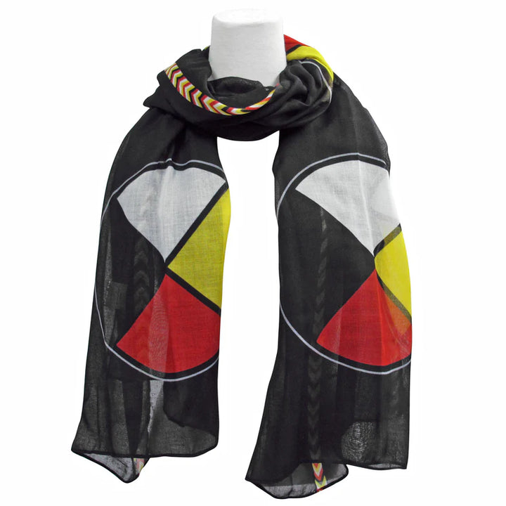 Oscardo Medicine Wheel Artist Scarf