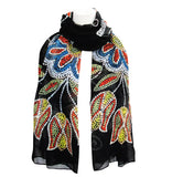 Oscardo Silver Threads Art Scarf