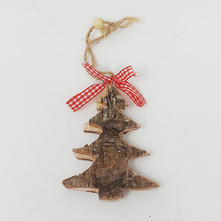 Birch Bark Christmas Ornaments