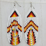 Tribal Roots Loop Fringe Earrings
