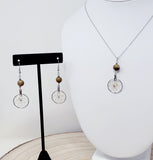 Monague Druzy Necklace & Earrings