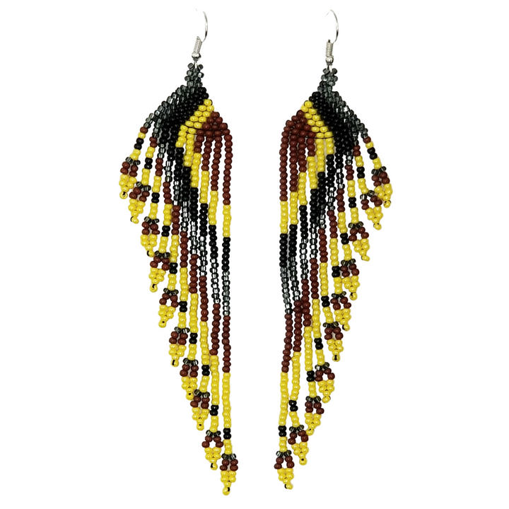 Tribal Roots Cascade Fringe Earrings