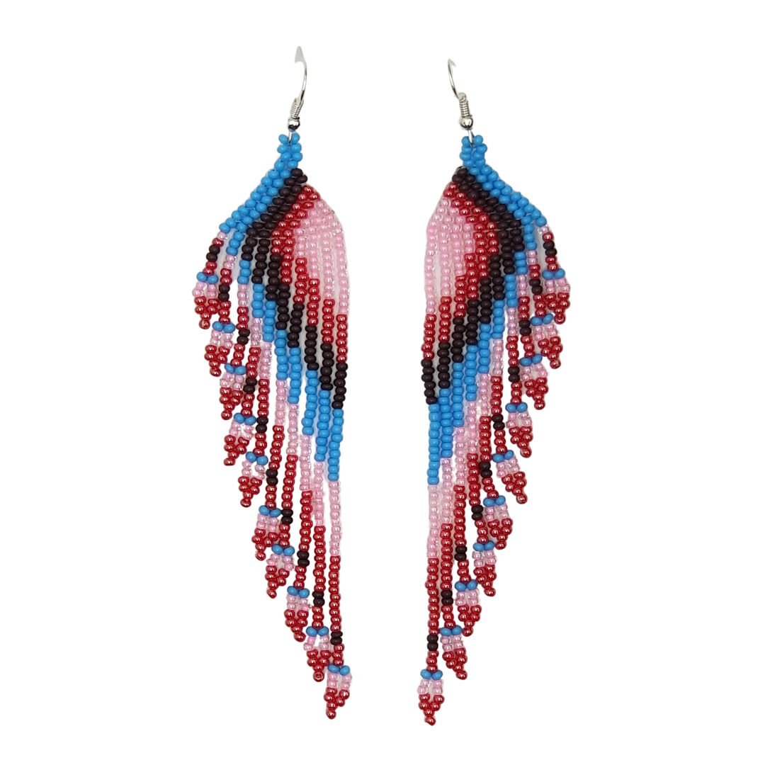 Tribal Roots Cascade Fringe Earrings