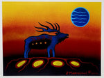 "Elk (2010)" Art Card by Johnny Marceland