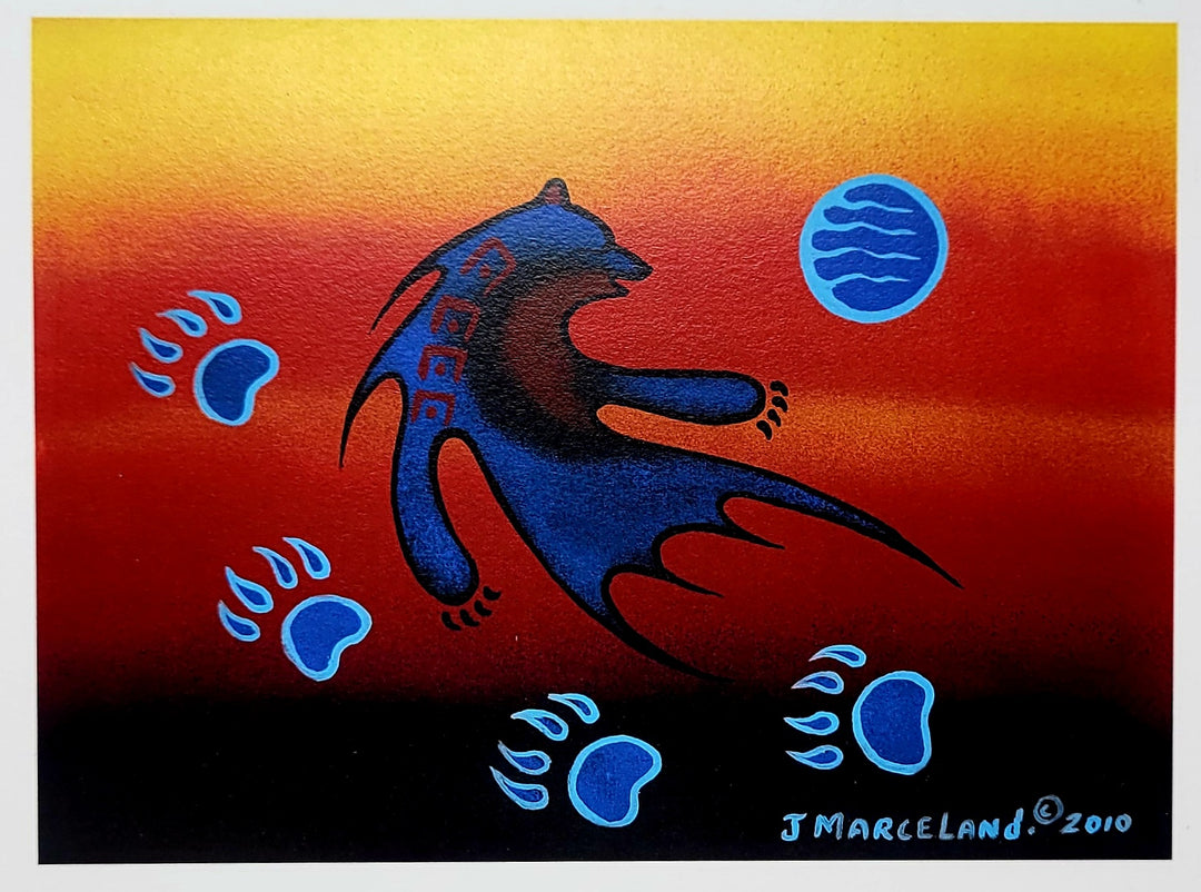 "Bear Paw (2010)" Art Card by Johnny Marceland