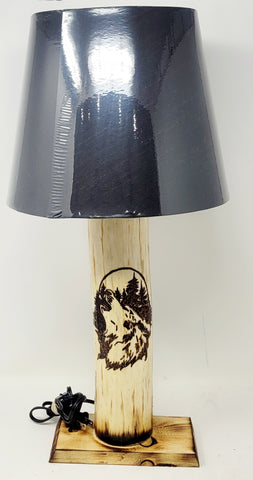 Woodburning Creeations Lamp