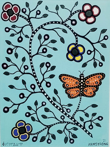 Audrey Armstrong Butterfly Art Card