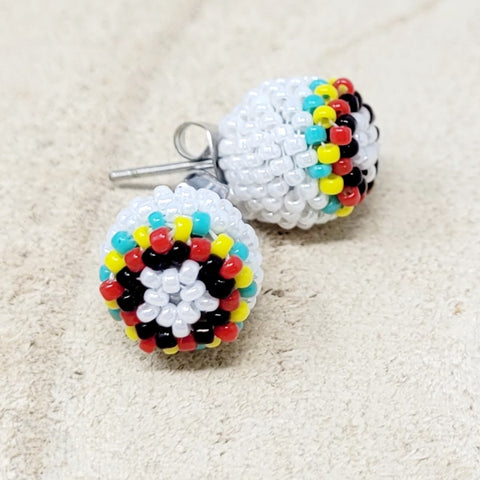 Get Star Blue Beaded Studs at  650  LBB Shop