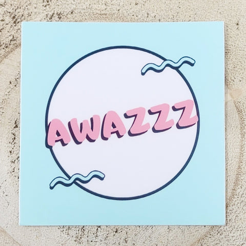 Native Love Notes "Awazzz" Sticker