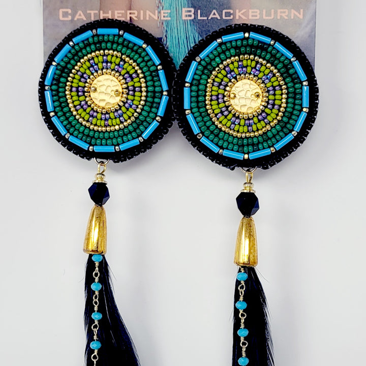 Ryder Die Earrings By Catherine Blackburn