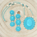 Beth Rose Designs Beaded Turquoise Set