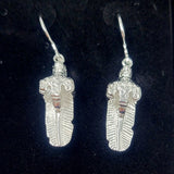 Eagle Claw Clutching Feather Pendant & Earrings by Medicine Bear Arts
