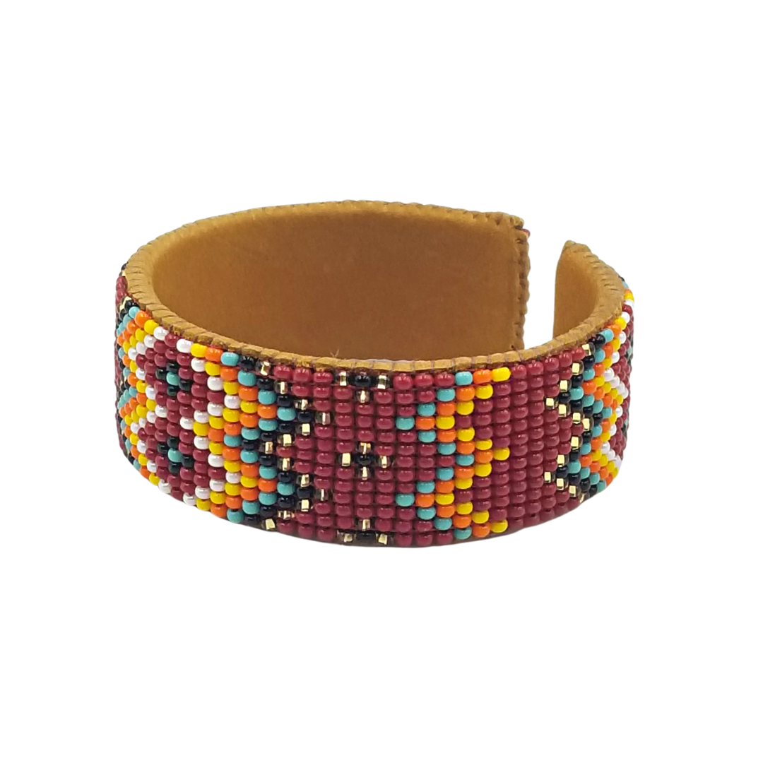 Tribal Roots Small Beaded Cuffs