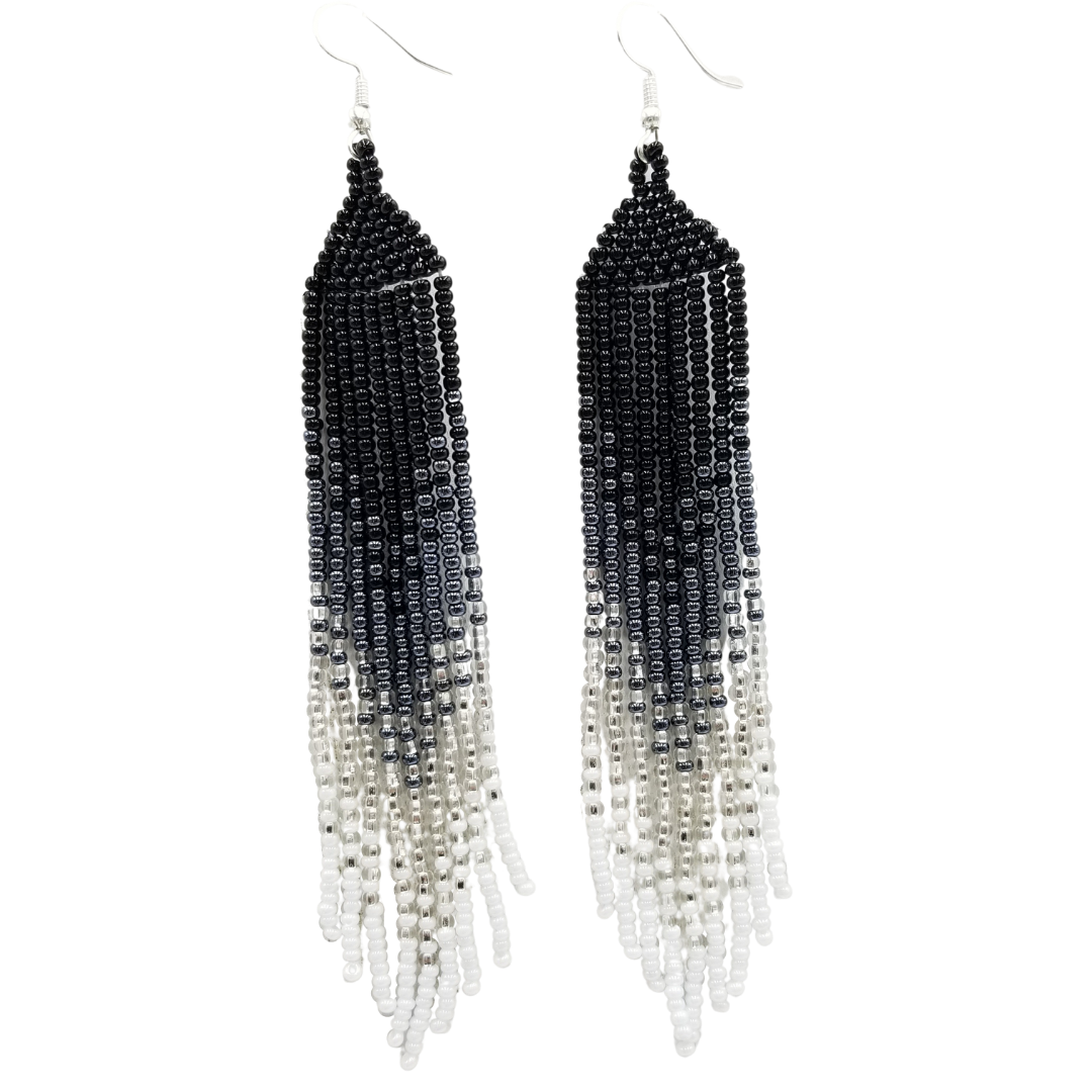 Tribal Roots Ombre Finge Earrings