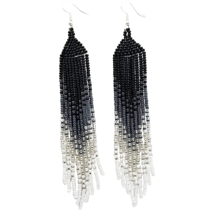 Tribal Roots Ombre Finge Earrings