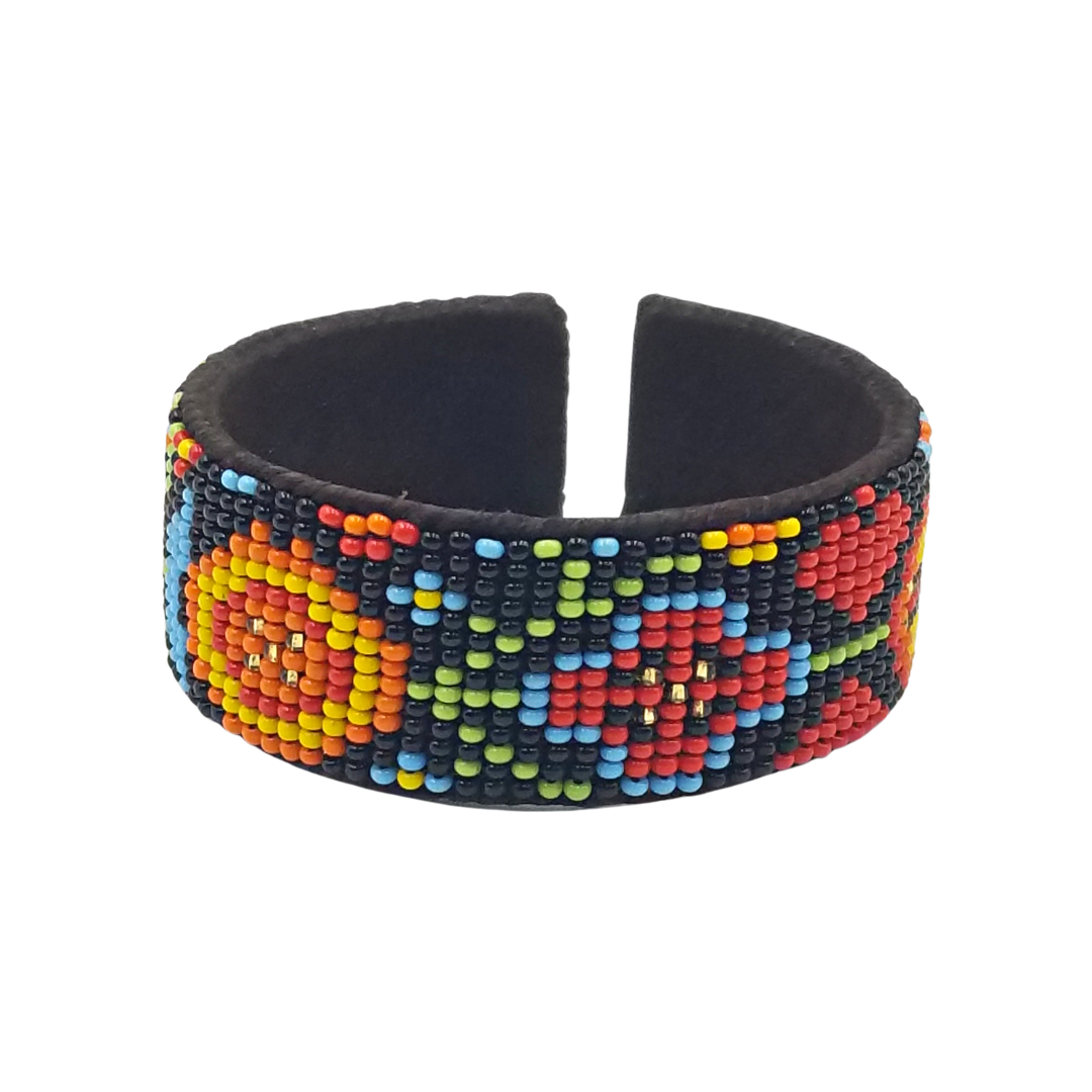 Tribal Roots Small Beaded Cuffs