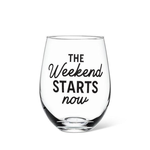 Abbott Weekend Stemless Wine Glass