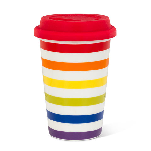 Abbott Colour Stripe Takeaway Cup