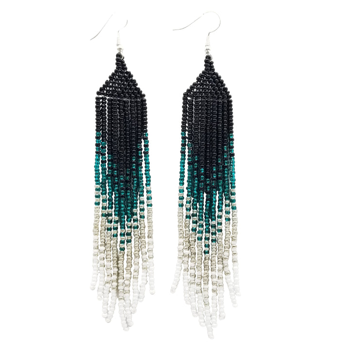 Tribal Roots Ombre Finge Earrings