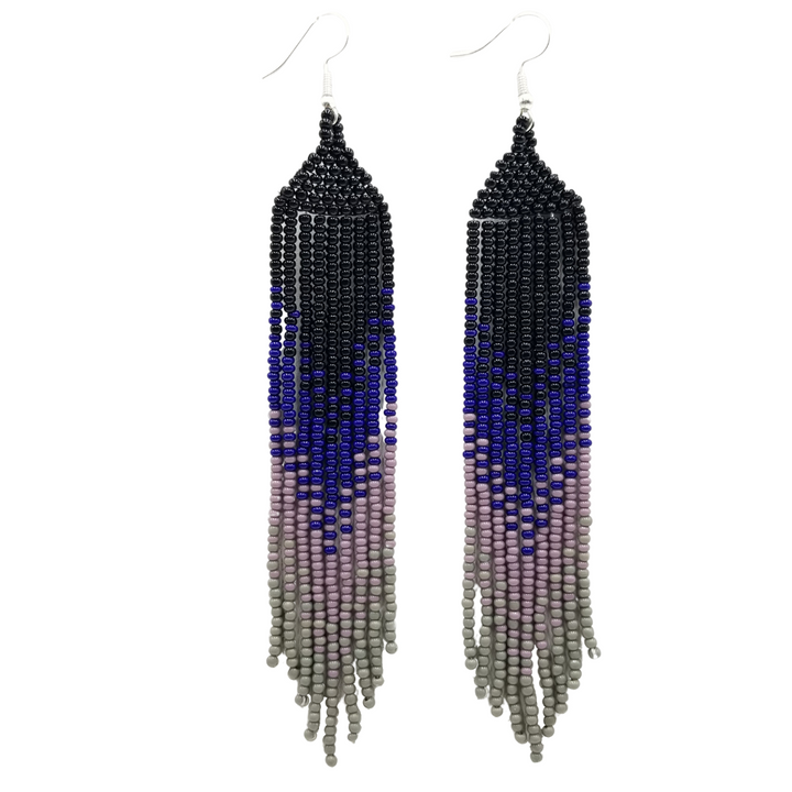 Tribal Roots Ombre Finge Earrings